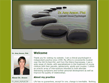 Tablet Screenshot of amyanson.com